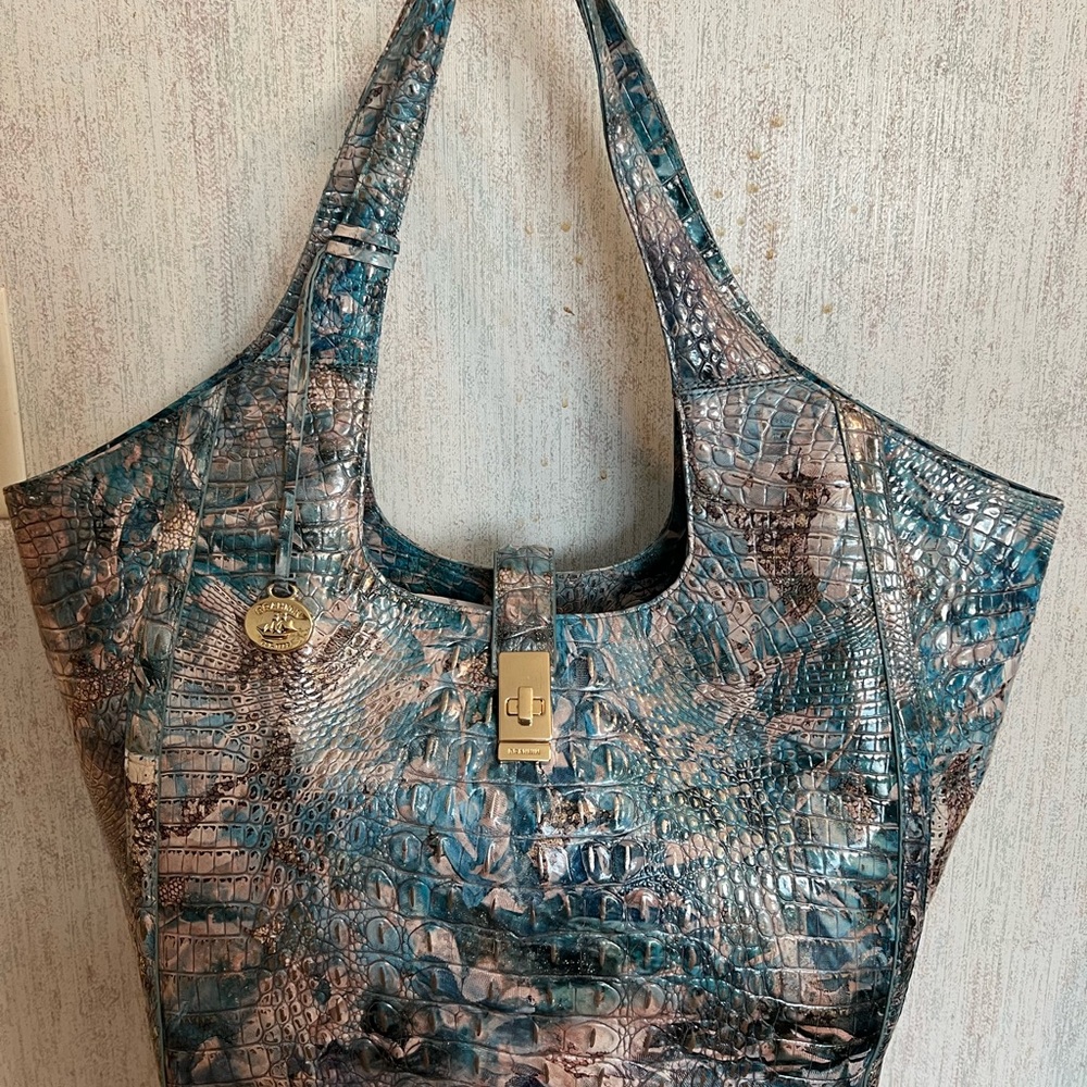 Large Brahmin Shoulder Tote Bag!